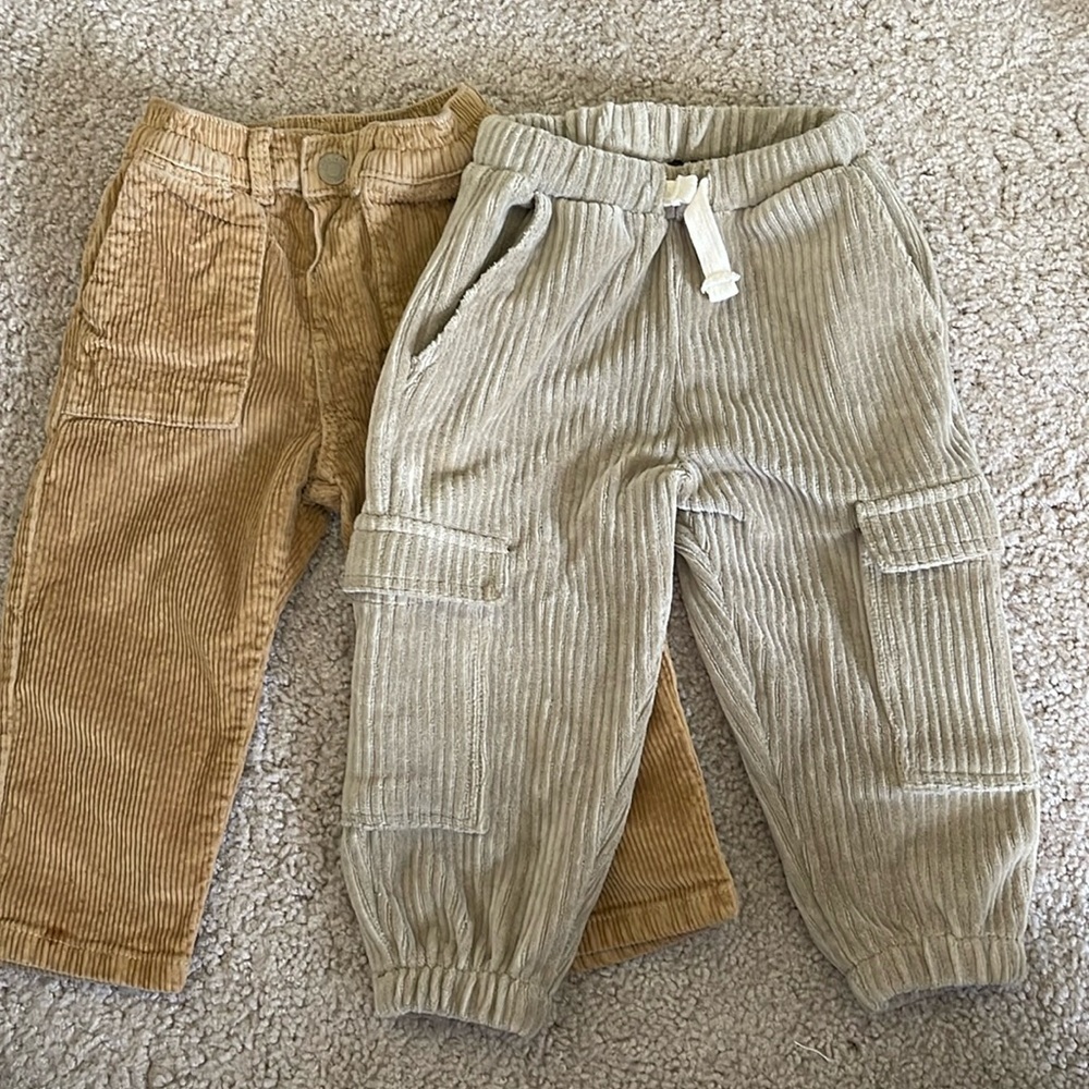Zara kids corduroy pants